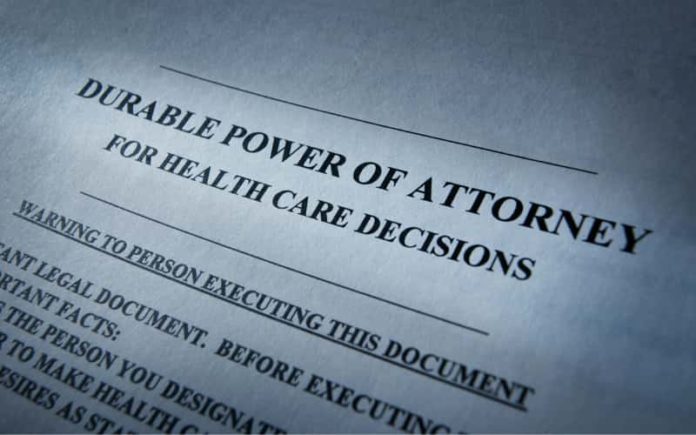 A Medical Durable Power of Attorney Document - Hammerle Finley Law Firm
