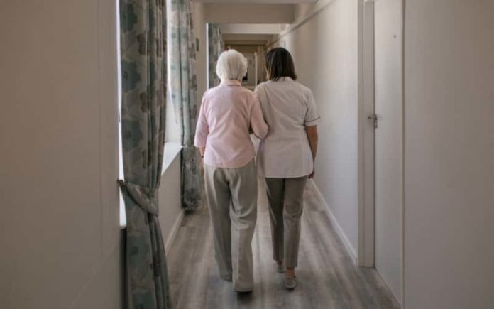 Elderly citizen at a nursing home - Hammerle Finley Law Firm